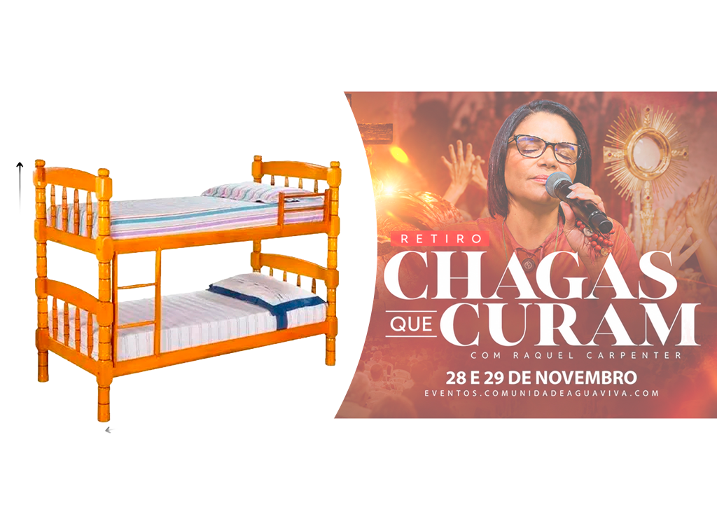 Alojamento Coletivo FEMININO Retiro Chagas que cura